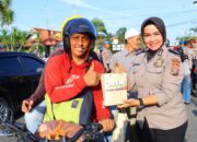 Semarak Ramadhan, Polres Tebing Tinggi  Baksos Berbagi Takjil Jelang Berbuka