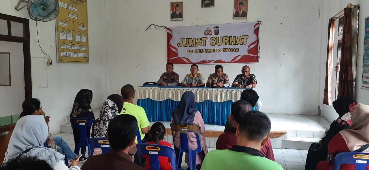 Dengarkan Aspirasi, Polres Tebing Tinggi Jumat Curhat Dengan Warga
