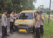 Jelang Mudik Lebaran, Polsek Padang Hulu Polres Tebing Tinggi Sosialisasi Hotline Mudik Polri 110