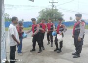 Polres Sergai Sigap Patroli Presisi, Beri Sembako Warga Kurang Mampu