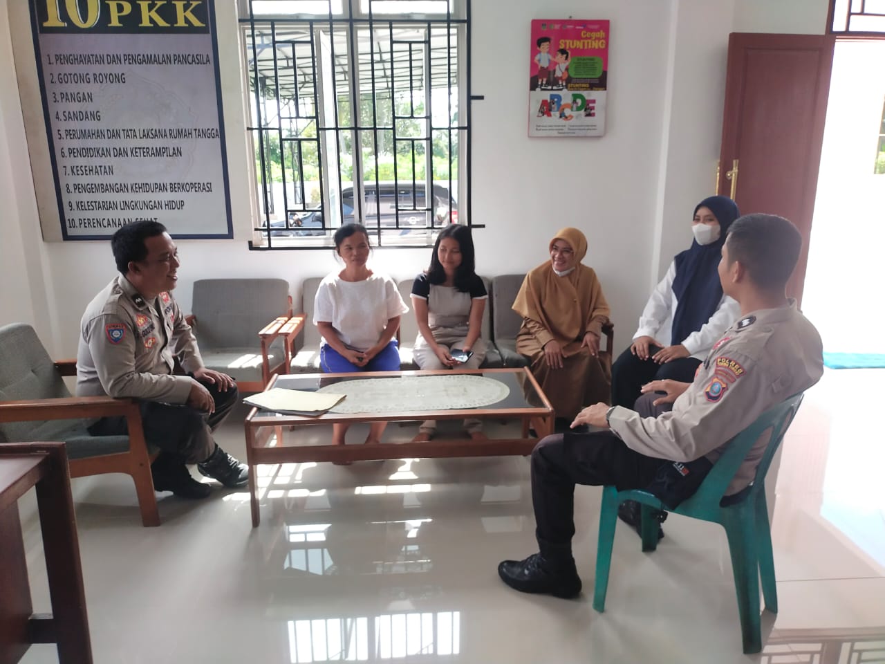 Sat Binmas Polres Tebing Tinggi Ajak Pihak Kelurahan Bersinergi dengan Kepolisian