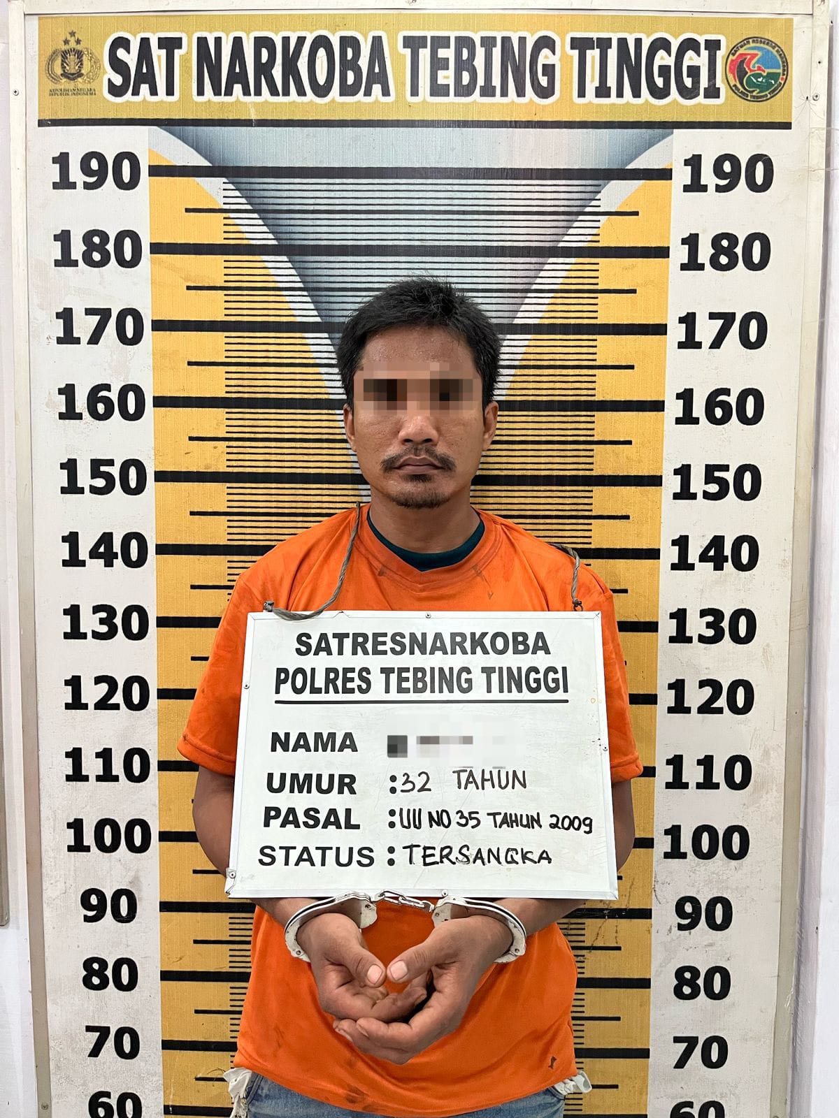 Pengedar Narkoba Ditangkap Polres Tebing Tinggi Beserta 3 Paket Sabu Miliknya