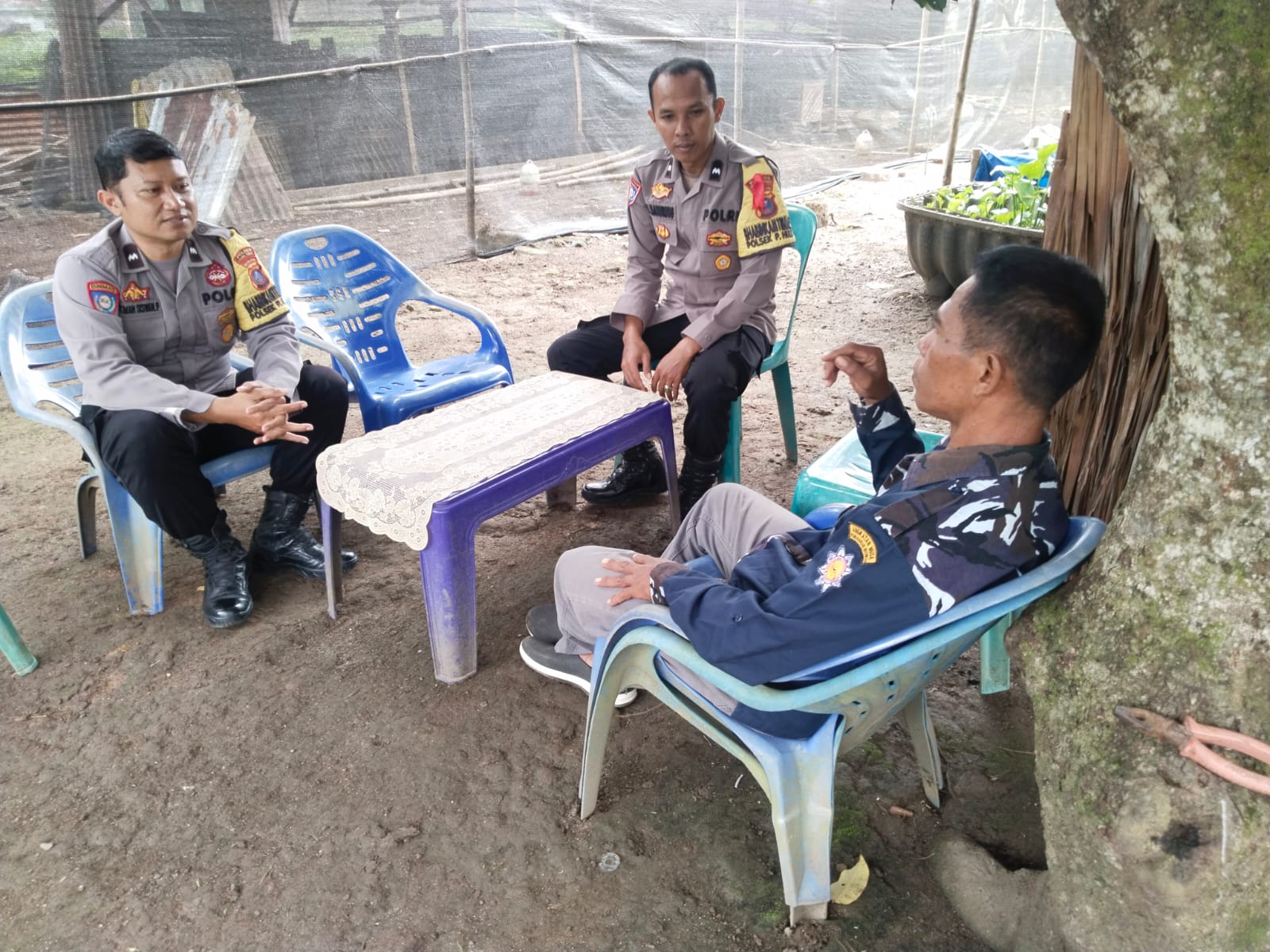 Dialog Bersama Tokoh Ormas, Polsek Padang Hulu Sampaikan Pesan Kamtibmas
