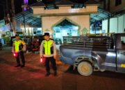 Kawal Ibadah Tarawih, Polsek Padang Hulu Polres Tebing Tinggi Lakukan Disejumlah Masjid