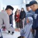 Wakapolres Tebing Tinggi Pimpin Penyaluran Zakat Fitrah Pada Kaum Mustahik