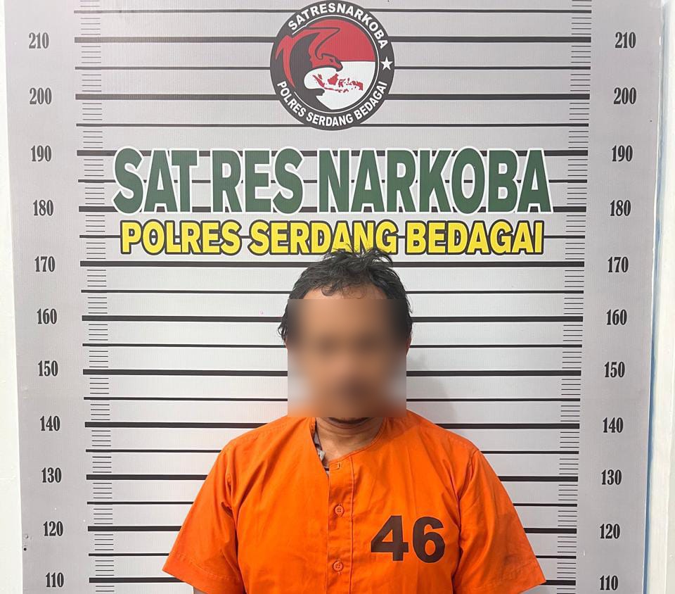 Polres Sergai Sikat Pengedar Narkoba Pakai HT