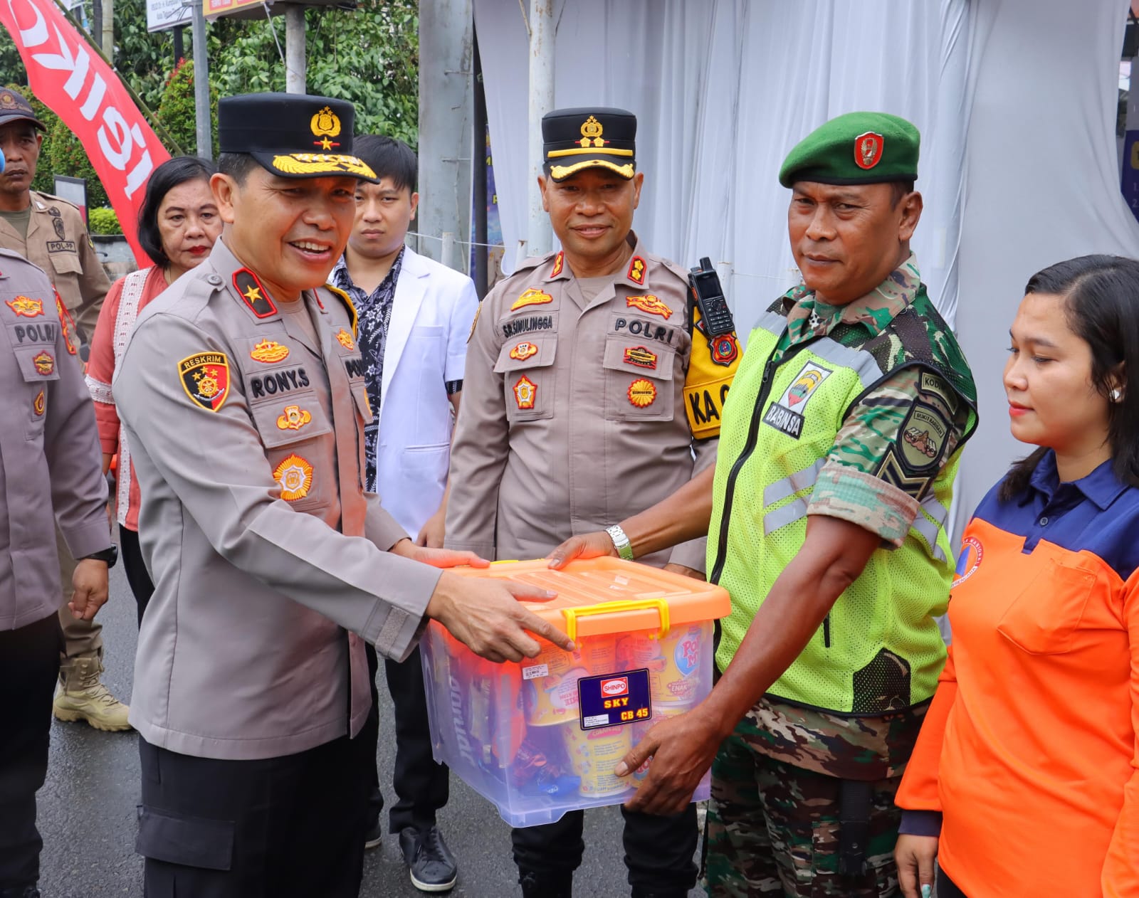 Wakapolda Sumut Kunjungi Pos Yan Ops Ketupat Toba 2025 Polres Tebing Tinggi