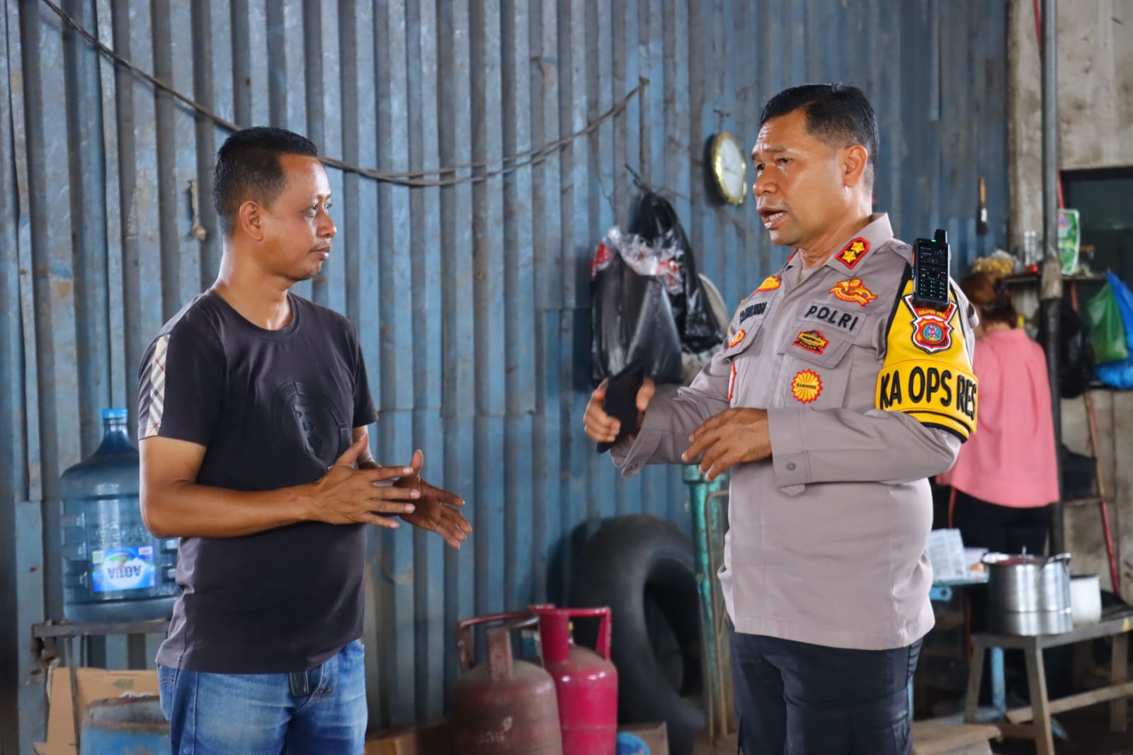 Kapolres Tebing Tinggi Tinjau Kesiapan Pembangunan Satuan Pelayanan Pemenuhan Gizi (SPPG)