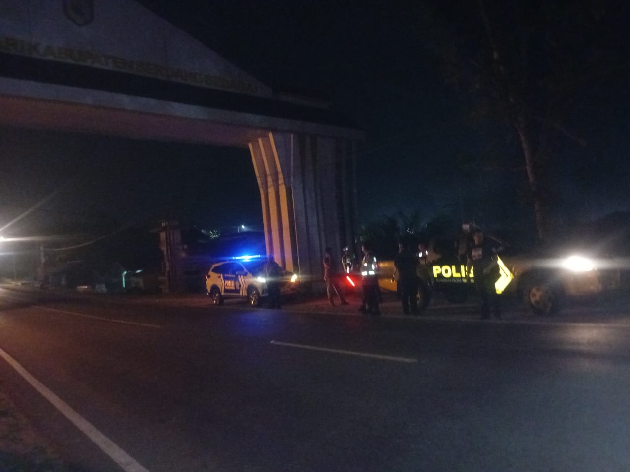 Polres Tebing Tinggi Patroli Sampai Perbatasan Batu Bara dalam Rangka Ops Ketupat Toba 2025