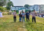 Polres Tebing Tinggi Beri Pengamanan Sholat Idul Fitri Majelis Ta’lim Ar-Rahman