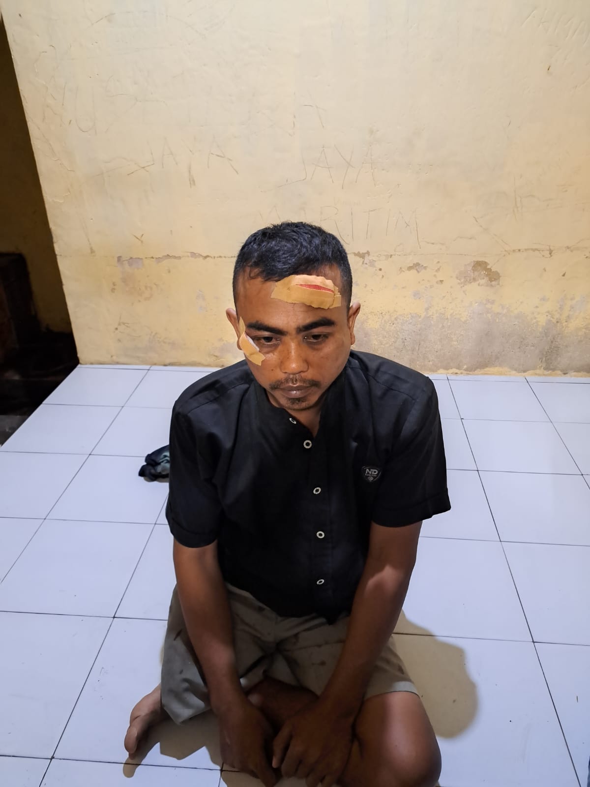 Dua Pencuri Motor di Amankan Polisi, Timin dan Dedi Babak Belur Diamuk Massa di Pantai Cermin