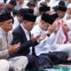 Bersama Walikota, Wakapolres Tebing Tinggi Ikuti Sholat Ied 1446 H, di Lapangan Merdeka