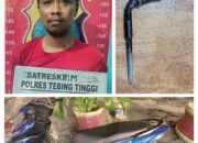 Pelaku Curanmor Ditangkap Sat Reskrim Polres Tebing Tinggi, Berakhir di Sel Tahanan