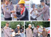 Baksos Ramadhan, Kapolres Tebing Tinggi Bersama Personel Bagikan Takjil ke Masyarakat