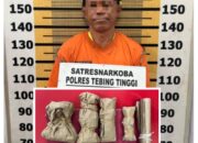 Kinoi Ditangkap Sat Resnarkoba Polres Tebing Tinggi Lantaran Miliki Ganja