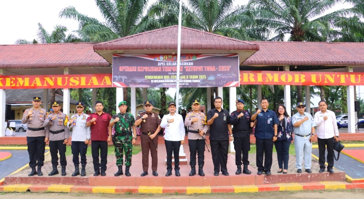 Polres Tebing Tinggi Gelar Pasukan Operasi Ketupat 2025, Siap Amankan Mudik Lebaran