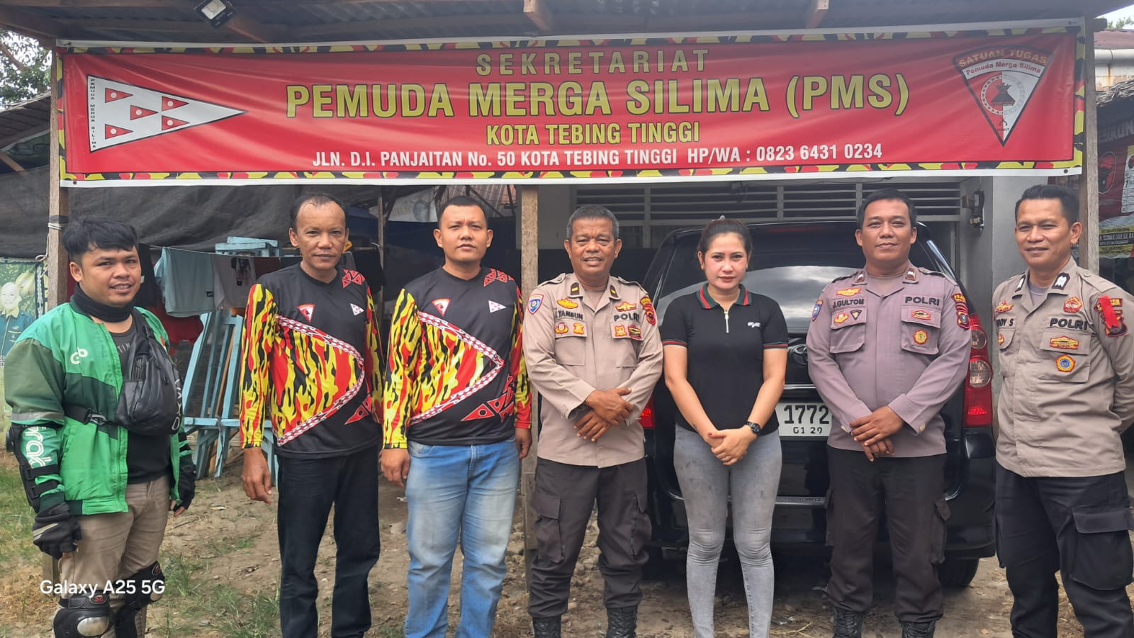 Sat Binmas Polres Tebing Tinggi Ajak Pemuda Merga Silima Jaga Kamtibmas Bersama