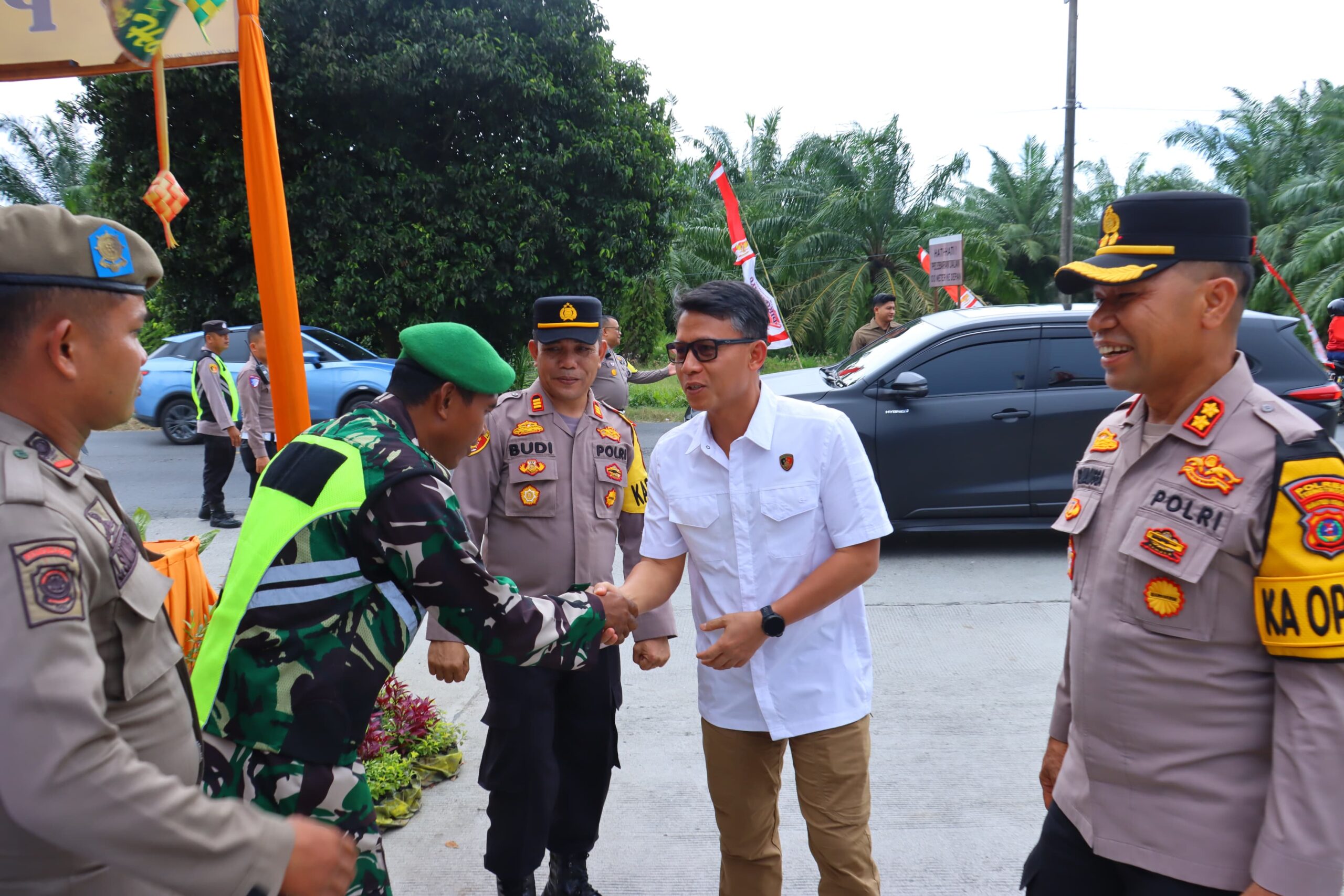 Kapolres Tebing Tinggi Dampingi Dirreskrimum Polda Sumut Cek Arus Balik Lebaran 2025