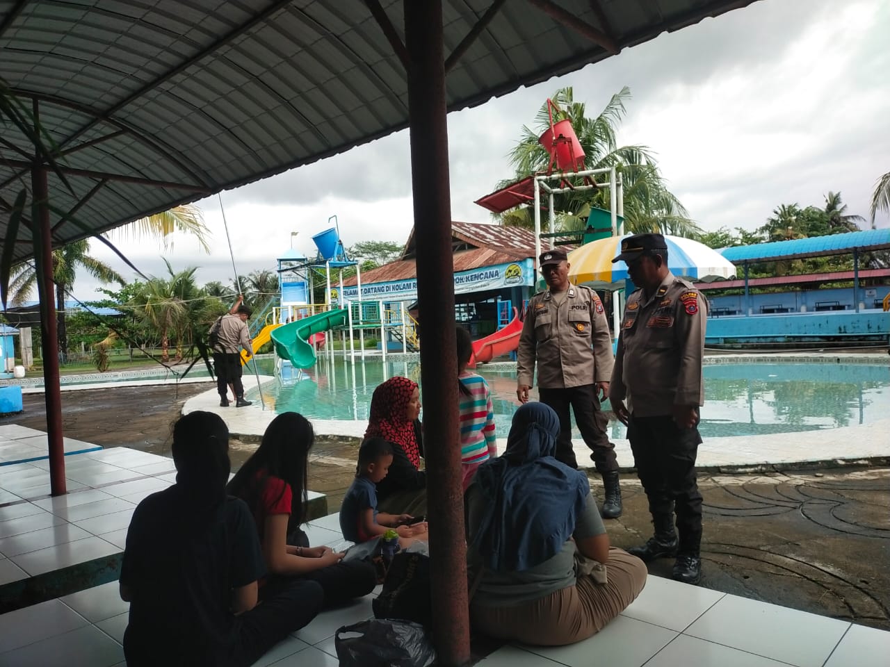 Kunjungi Tempat Wisata, Sat Binmas Polres Tebing Tinggi Himbau Masyarakat
