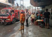 Kebakaran Rumah di Pajak Mini, Polres Tebing Tinggi Selidiki Sumber Api