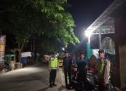 Polsek Padang Hilir Patroli Blue Light di Lokasi Rawan Kejahatan Jalanan