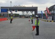 Puncak Arus Balik Lebaran, Polres Tebing Tinggi Atur Lalin di Pos Exit Tol Dolok Merawan