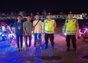 Polsek Padang Hilir Cegah Kejahatan dan Balap Liar Melalui Patroli Blue Light