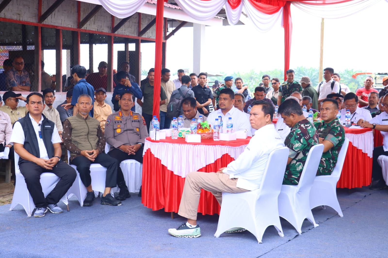 Dengan Cara Virtual, Kapolres Tebing Tinggi Hadiri Panen Raya Padi Serentak Bersama Presiden