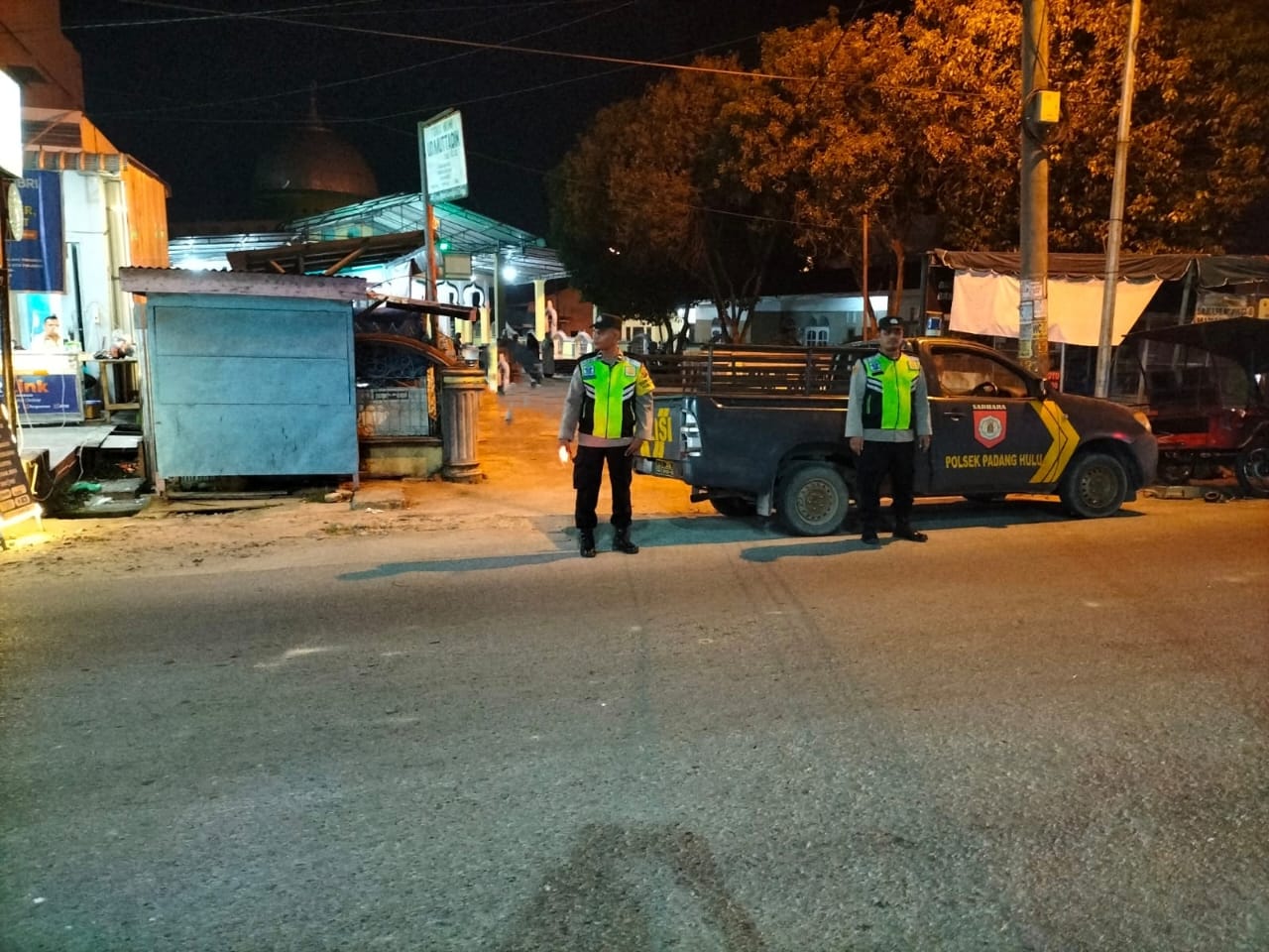 Blue Light Patroli, Polsek Padang Hulu Tingkatkan Keamanan dan Cegah Kejahatan di Wilkumnya