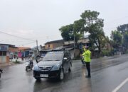 Sat Lantas Polres Tebing Tinggi Strong Point di 29 Lokasi Padat Lalu Lintas