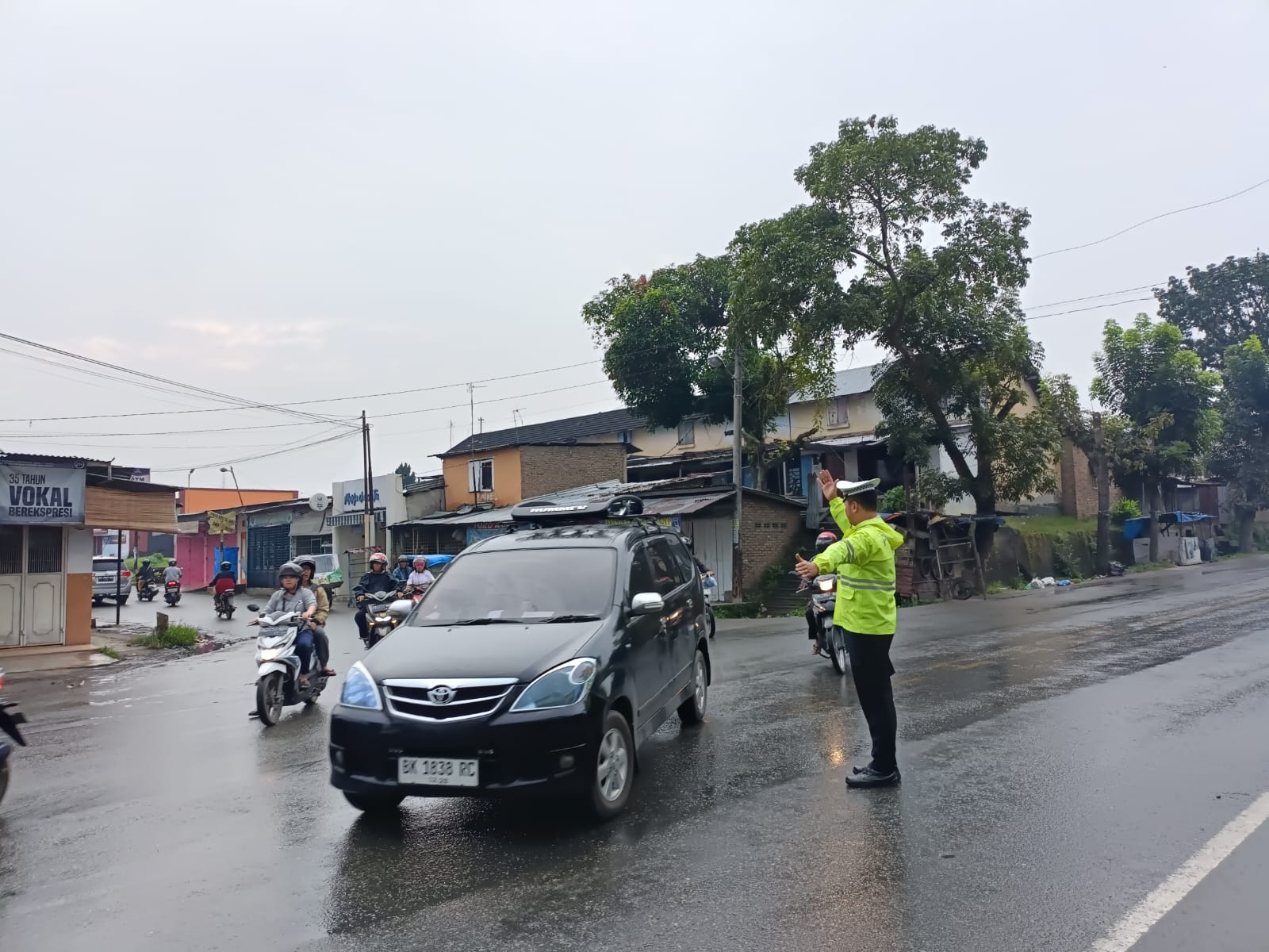 Sat Lantas Polres Tebing Tinggi Strong Point di 29 Lokasi Padat Lalu Lintas