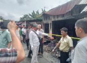 Akibat Percikan Api Mancis Sepmor dan Rumah Terbakar, Polres Tebing Tinggi Lakukan Penyelidikan