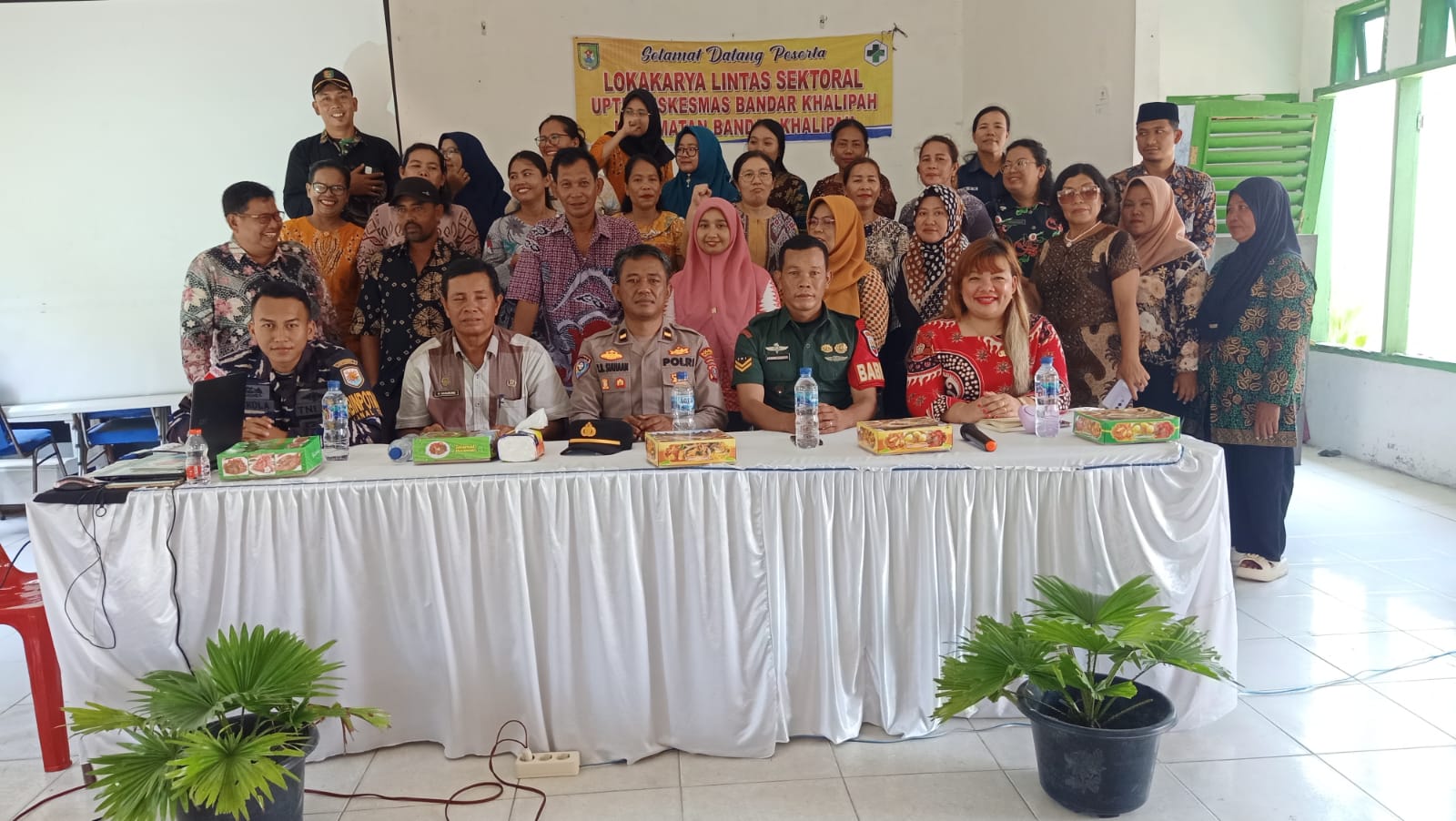 Polres Tebing Tinggi Dukung Puskesmas Bandar Khalipah Tingkatkan Kesehatan Masyarakat