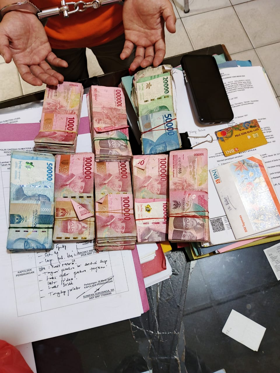 Anak Kandung Curi Uang Rp137 Juta, Polsek Perbaungan Amankan Pelaku