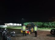 Polsek Padang Hilir Cegah Potensi Gangguan Kamtibmas Lewat Patroli Blue Light