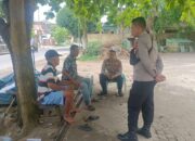Demi Keamanan, Sat Binmas Polres Tebing Tinggi Sambangi Warga Kelurahan Rambung