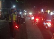 Pastikan Kamtibmas Aman Diakhir Pekan, Polres Tebing Tinggi Patroli Blue Light