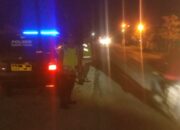 Polsek Tebing Tinggi Antisipasi 3C Lewat Patroli Blue Light di Wilayah Rawan