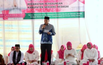 Hadiri Pengajian MTMD, Wabup Adlin Tambunan: Ibu Garda Terdepan Pembentuk Generasi Emas Sergai