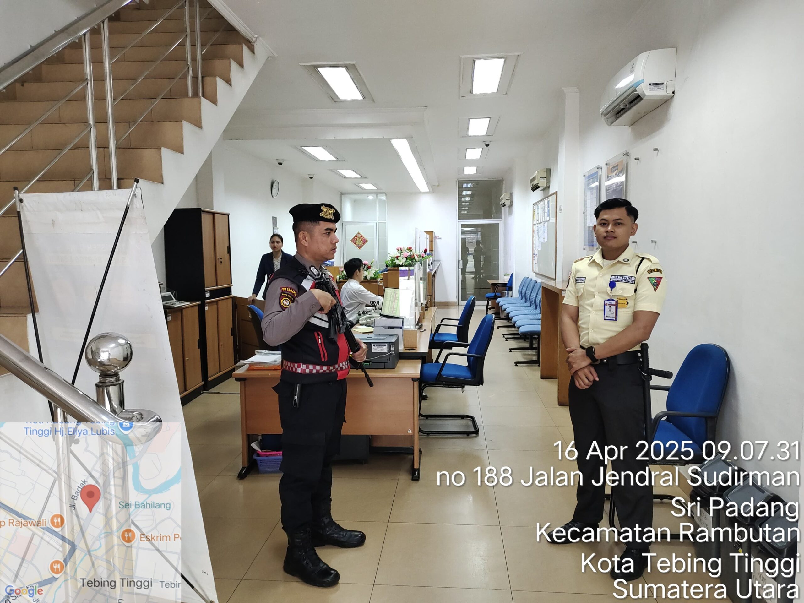 Jaga Keamanan, Sat Samapta Polres Tebing Tinggi Intensifkan Patroli