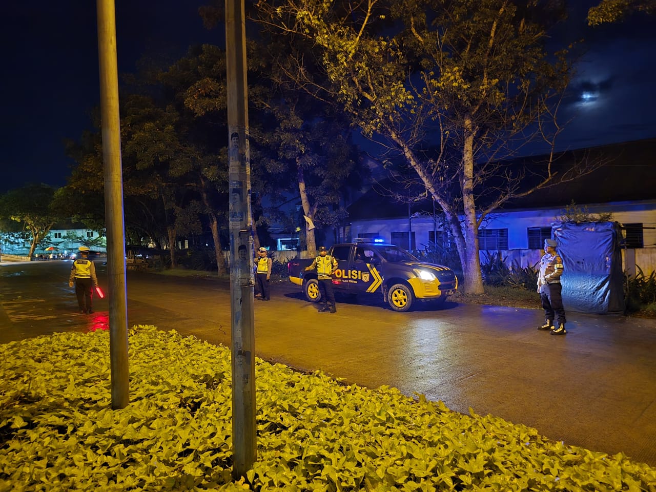 Patroli Dini Hari, Polres Tebing Tinggi Sasar Geng Motor dan Balap Liar