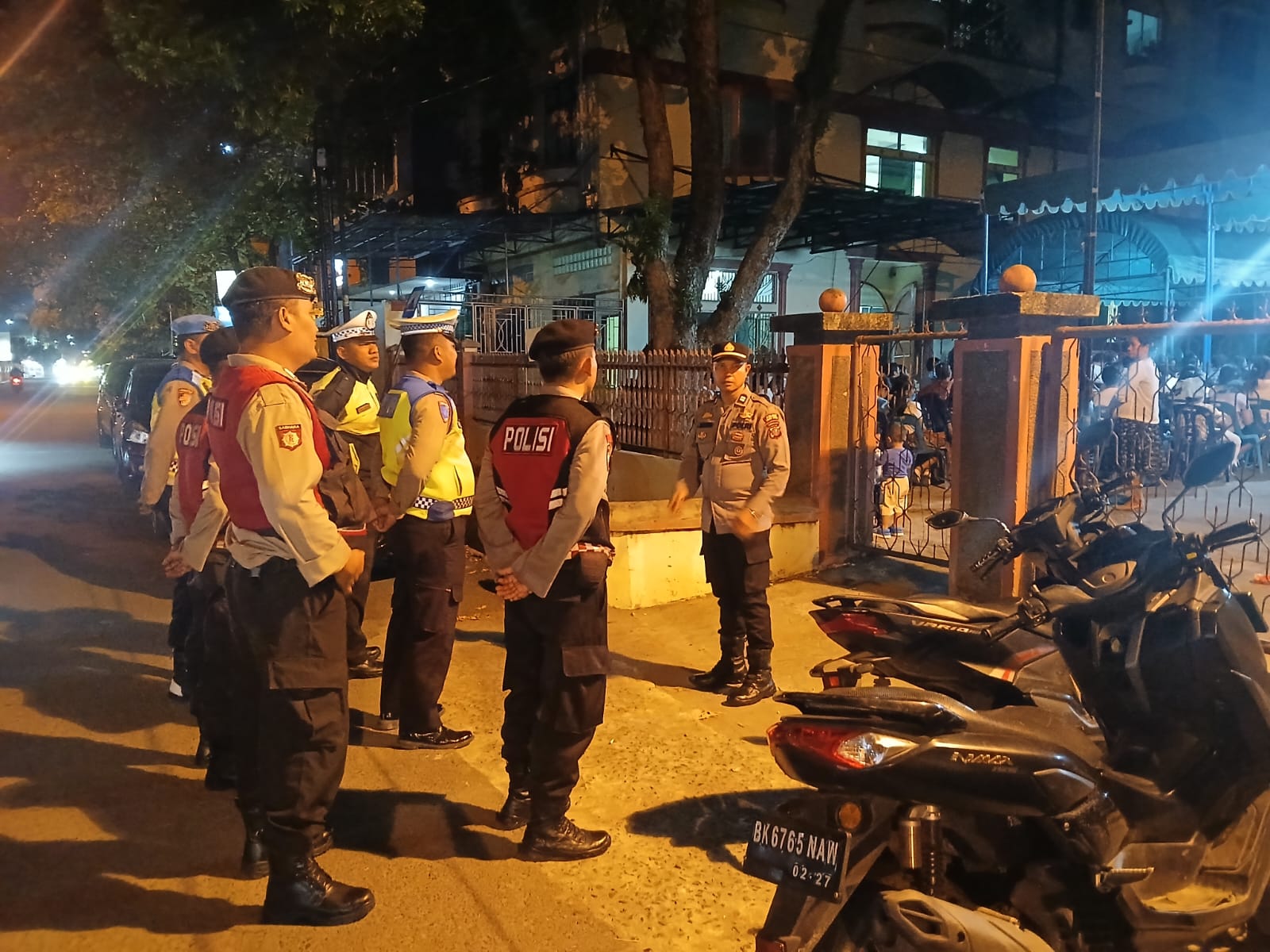 Polres Tebing Tinggi Beri Pengamanan Perayaan Kamis Putih di Gereja St. Yoseph