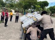 Kesiapsiagaan Jelang May Day, Sat Samapta Polres Tebing Tinggi Latihan Dalmas Rutin