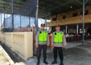 Polsek Rambutan Patroli Pengamanan Ibadah Minggu di Sejumlah Gereja