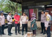 Kapolsek Perbaungan Bantu Sembako Korban Puting Beliung, Warga Ucapkan Terima Kasih