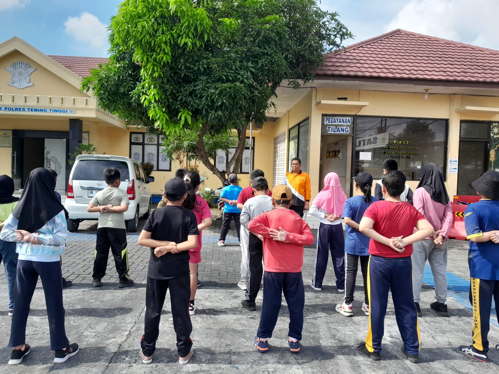 Melalui Pelatihan Polisi Cilik, Sat Lantas Polres Tebing Tinggi Tanamkan Disiplin Sejak Dini