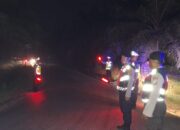 Berantas Gemot dan Bali, Polres Tebing Tinggi Aktifkan Patroli Blue Light