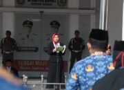 Pemkab Sergai Gelar Upacara Peringatan Hari Otonomi Daerah ke-29, Sekdakab Sampaikan Pesan Mendagri