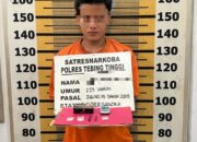 Pengedar Sabu Diringkus Sat Resnarkoba Polres Tebing Tinggi di Jalan Pandan
