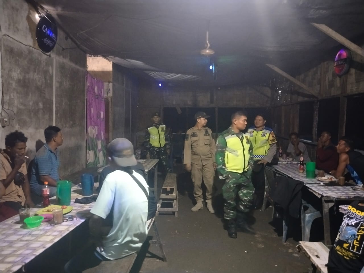 Polsek Padang Hulu Bersama Koramil 13/TT dan Satpol PP Laksanakan Patroli Gabungan